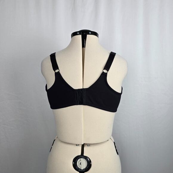 Vanity Fair Full Figure Bra Women's 46C Black Back Closure - Picture 2 of 11